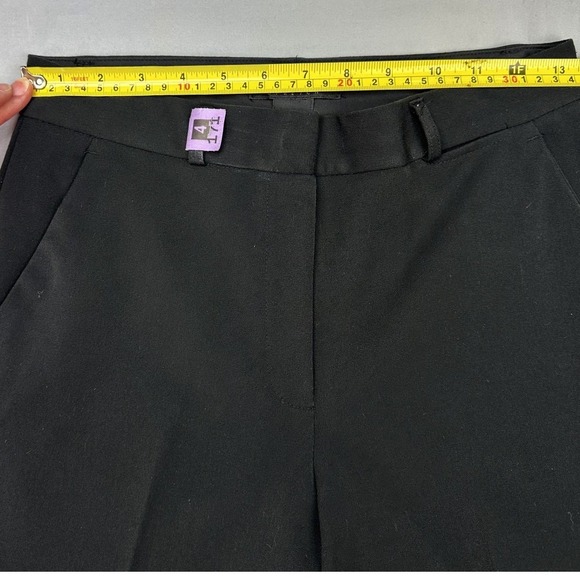 The Limited Stretch Pants Womens 2‎ Long Black Dress Career Work Office Trousers - Picture 5 of 10